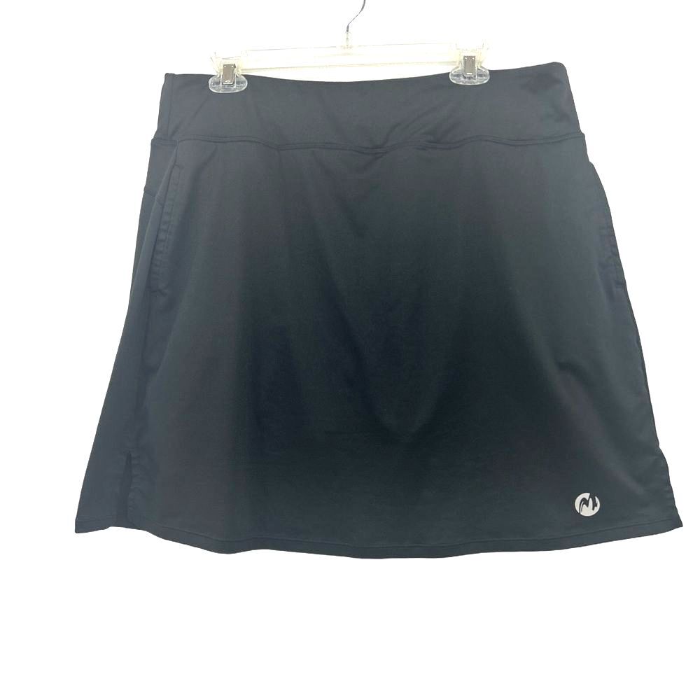 Moteepi Black Athletic Skirt w built in shorts